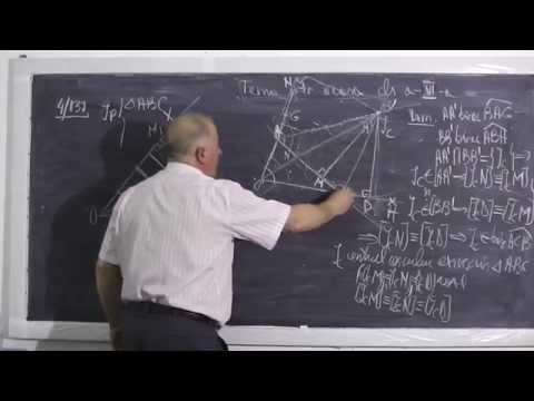 1/2 Lectia 448 - Rezolvam probleme cu cercul inscris, circumscris, exinscris - Tema - Clasa 6