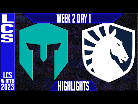 IMT vs TL Highlights | LCS Winter 2023 W2D1 | Immortals vs Team Liquid
