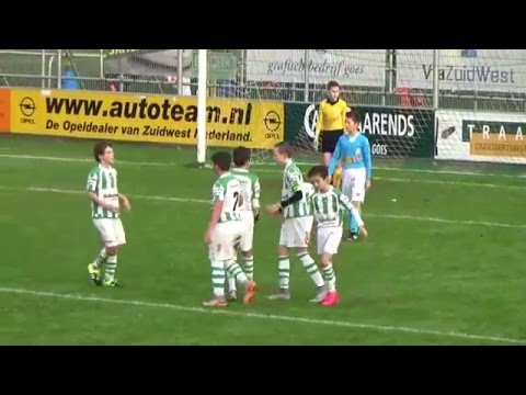12-12-2015 : Kloetinge D1 - JVOZ D2 ; eerste helft