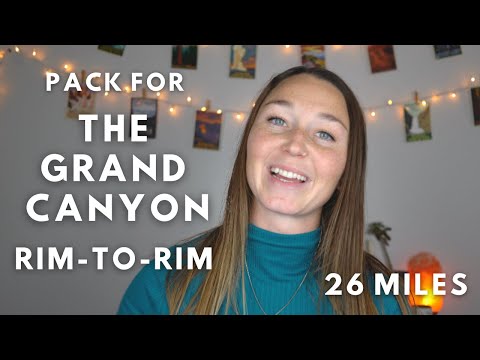 A Packing GUIDE for Hiking Rim-to-Rim in the Grand Canyon