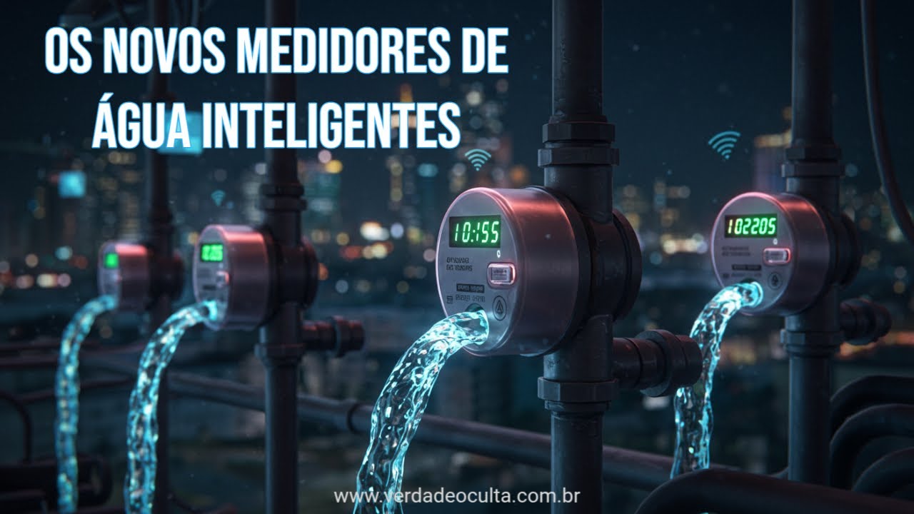 Os novos medidores de água inteligentes