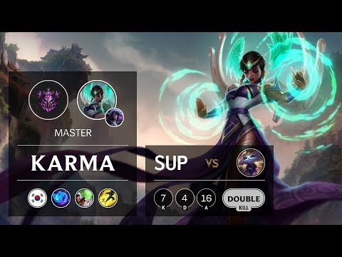 Karma Support vs Yuumi - KR Master Patch 9.13