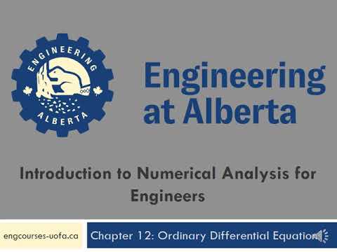 Chapter 12: Ordinary Differential Equations (Part 3.5 - Runge-Kutta Methods)