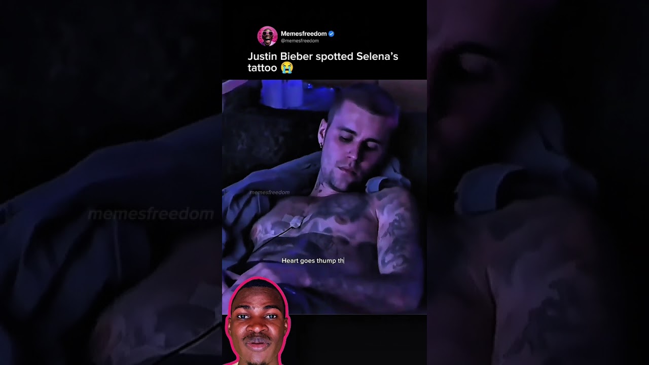 Justin Bieber spotted Selena’s tattoo 😭