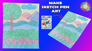 How to Make Sketch Pen Art Easily