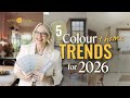 Top 5 Colour And Home Trends You Need To Know For 2026