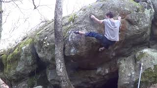 Video thumbnail of Kairos, 8a. Fontainebleau