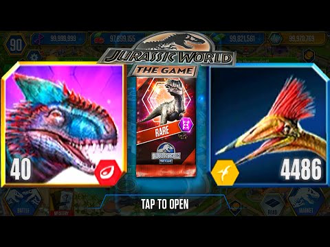 YUDON 40 vs HATZEGOPTERYX 4486 | JURASSIC WORLD THE GAME