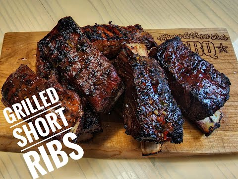 Grilled Beef Short Ribs: How to quickly and easily grill them on the Weber Kettle