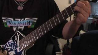 How to play Van Halen Romeo Delight part 1