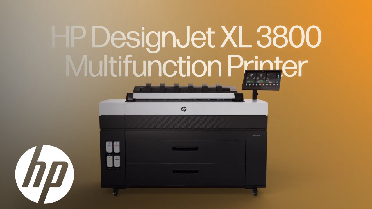 Introducing the HP DesignJet XL 3800 MFP — official HP product video