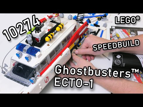 LEGO 10274 Speedbuild | LEGO Ghostbusters Ecto-1 | Speed Build 10274 LEGO Creator 2020 LEGO Cars