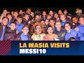 La Masia's kids visit the Messi10 Cirque du Soleil show