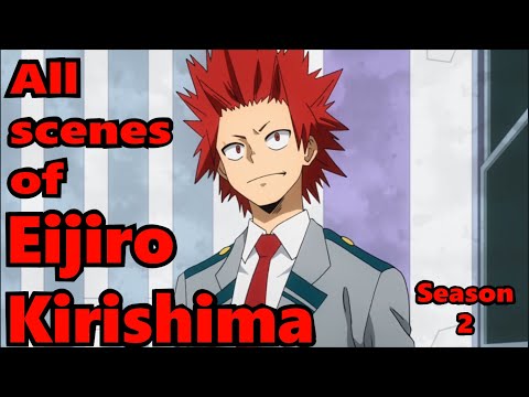 'All' Scenes of Eijiro Kirishima in Season 2 (BNHA)
