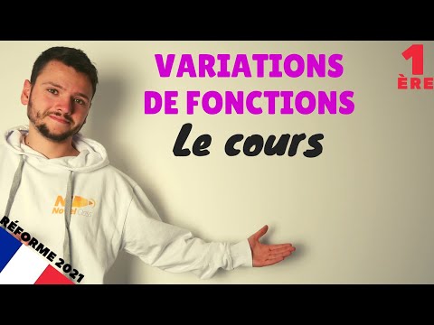 Les variations de fonctions - Spé maths - Première