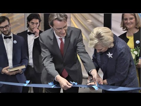 Inauguration du Musée L en présence de son Altesse Royale la Princesse Astrid