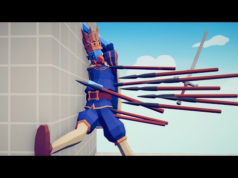 BALLISTA BOLT PINNING EVERY UNIT TO THE WALL - TABS Totally Accurate Battle Simulator