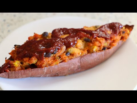 Southwest Stuffed Potato Skins-Vegan