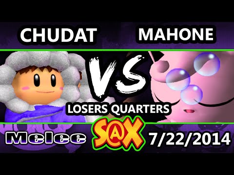 S@X Weekly - Mahone (Jigglypuff) Vs. Mor | Chudat (Ice Climbers) SSBM Losers Quarters - Melee