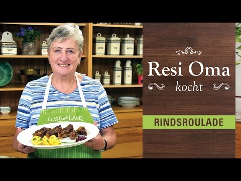 Resi Oma kocht - gefüllte Rindsrouladen