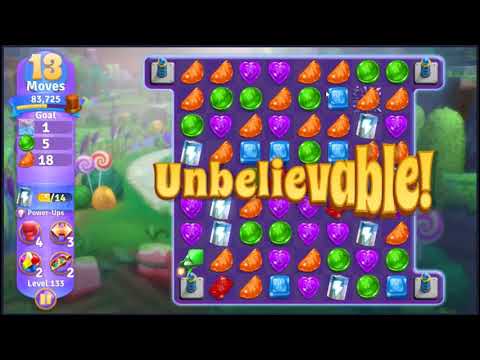 Willy Wonkas Sweet Adventure Level 133 - NO BOOSTERS 🍫 | SKILLGAMING ✔️