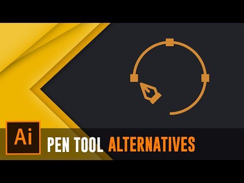 5 Illustrator Pen Tool Alternatives & How To Use Them (USEFUL) - Illustrator Pen Tool Alternatives Video