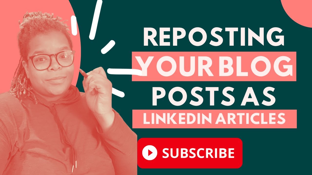 Repurpose your blog posts as LinkedIn articles on your profile
