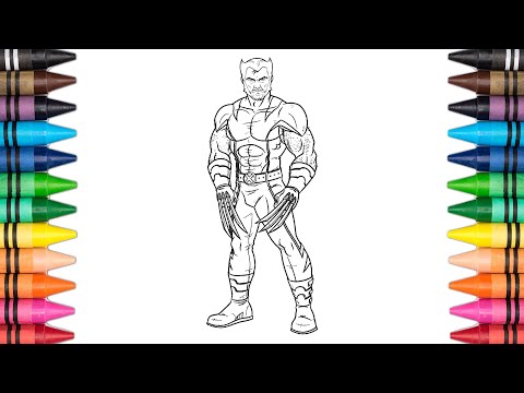 The WOLVERINE Coloring Page #8 Firefly [NCS Release]