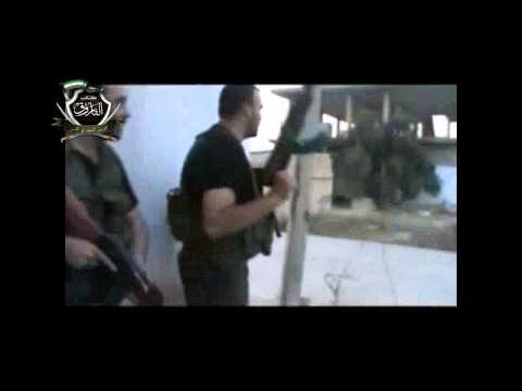 مشاركة كتيبة الكهف التابعة لكتائب الفاروق في معركة السيطرة على المشفى الوطني في القصير في ريف حمص