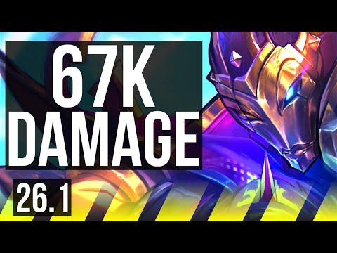 JHIN & Nautilus vs EZREAL & Braum (ADC) | 67K damage, 4k gold comeback | KR Challenger | 26.1