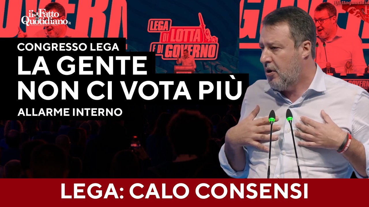 Lega, critiche a Salvini dal congresso: "Calo di consensi evidente, serve una guida più collegiale"