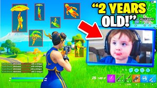 The *YOUNGEST* Fortnite Player! (2 YEARS OLD)