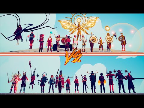 GOOD DLC + SPOOKY TEAM vs FIRE TEAM + EVIL TEAM - Totally Accurate Battle Simulator | TABS