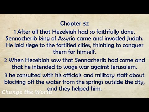 Day 136 May 16 - 2 Chronicles 32 - 34| English Audio Bible - Today's Bible Reading for Daily Readers