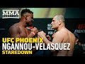 UFC Phoenix Weigh-Ins: Francis Ngannou vs. Cain Velasquez Staredown - MMA Fighting