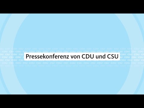Pressekonferenz mit Armin Laschet und Markus Söder