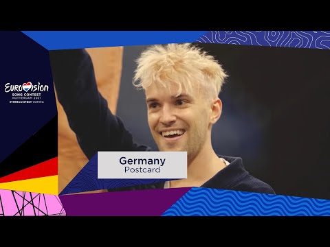 Postcard of Jendrik from Germany 🇩🇪 (Eurovision Song Contest 2021)