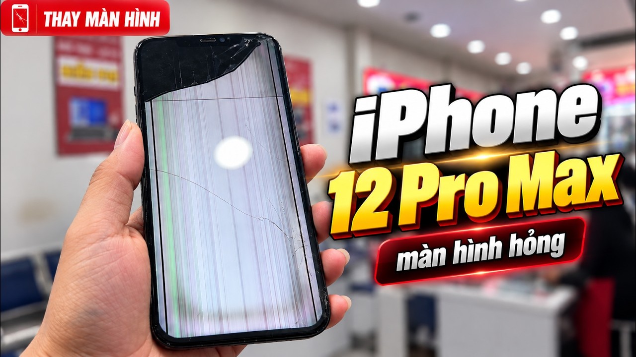 Video Thay màn hình iPhone 12 Pro Max