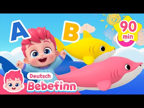 Lerne Zahlen, ABC und erste Wörter 📚ㅣMixㅣLernen für KleinkinderㅣBebefinn Deutsch - Kinderlieder