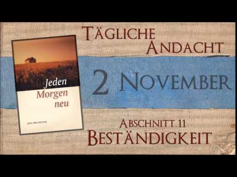 2 November - Standhaft sein