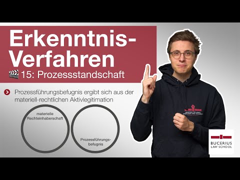 🟨 Prozessstandschaft | 🎬 15 | ZPO-Erkenntnisverfahren