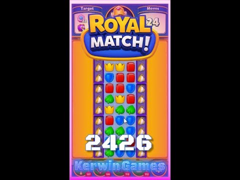 Royal Match Level 2426 - No Boosters Gameplay