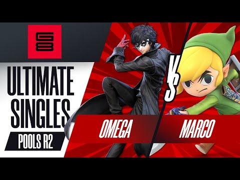 Omega vs Marvelous Marco - Pools R2 Ultimate Singles - Genesis 8 | Joker vs Toon Link