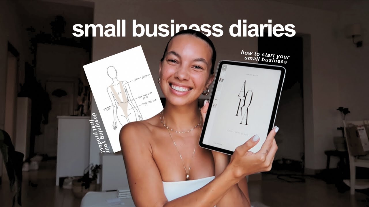how to start a product business (swimwear 🤍🧴)  │ small business diaries ep. 1