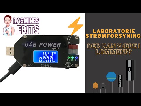 Laboratorie strømforsyning der kan være i lommen? GUIDE til ZK-DP3D