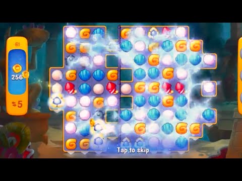 Fishdom Gameplay Atlantis Cup Stage 61 and 62