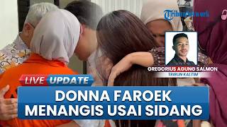 Tangis Donna Faroek Pecah Usai Dituntut 6 Tahun 10 Bulan Penjara: Saya Tidak Terlibat Sama Sekali