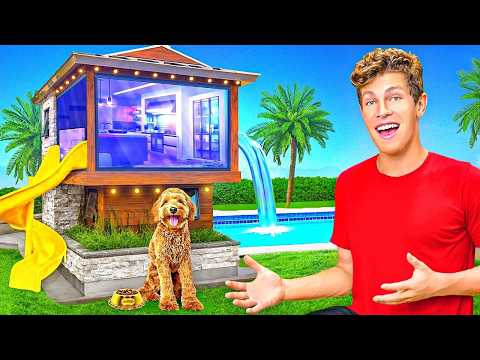 I built a $100,000 dream doghouse!! | ben azelart hindi