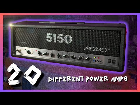 POWER AMPS MATTER! - 5150 Preamp through 20 different power amps!