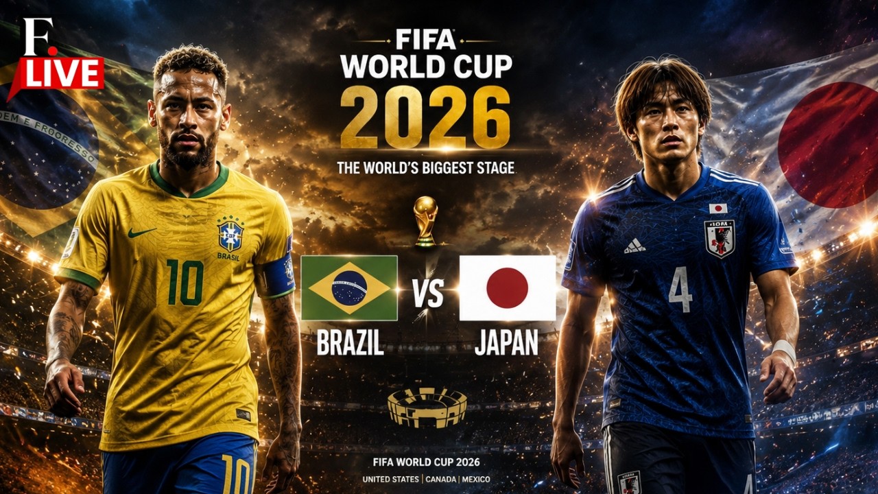 FIFA World Cup 2026 LIVE: Neymar Jr vs Kou Itakura | Brazil vs Japan | BRA vs JPN
